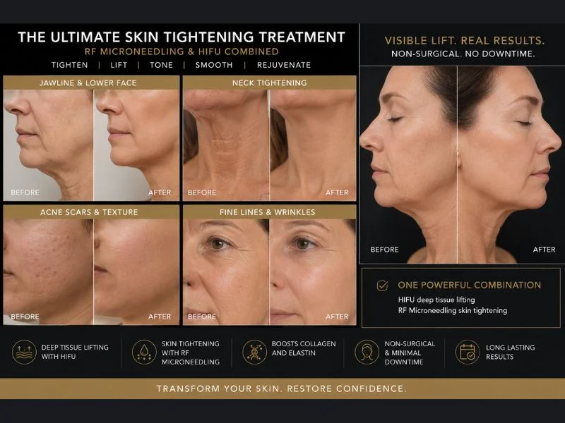 Results of combined treatment for the ultimate skin tightening treatment Whitnash